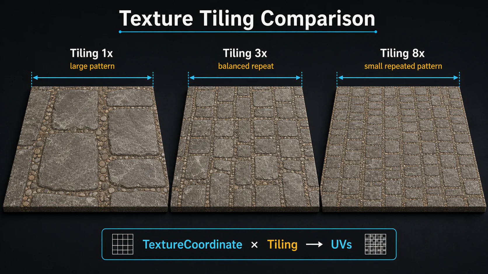 06 texture tiling floor comparison