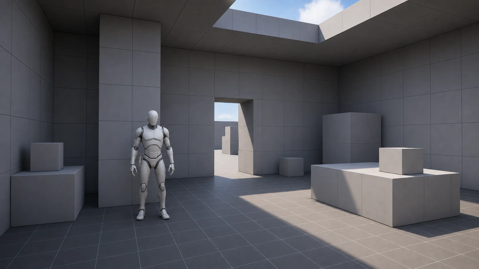 blockout mannequin scale check