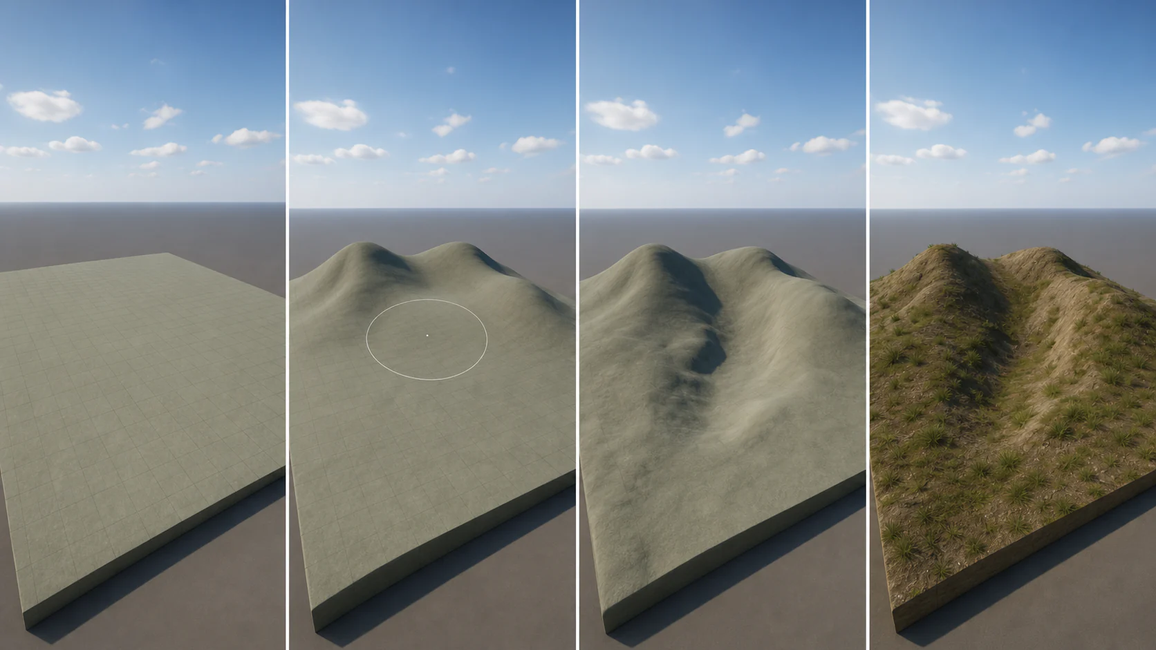 landscape sculpt steps