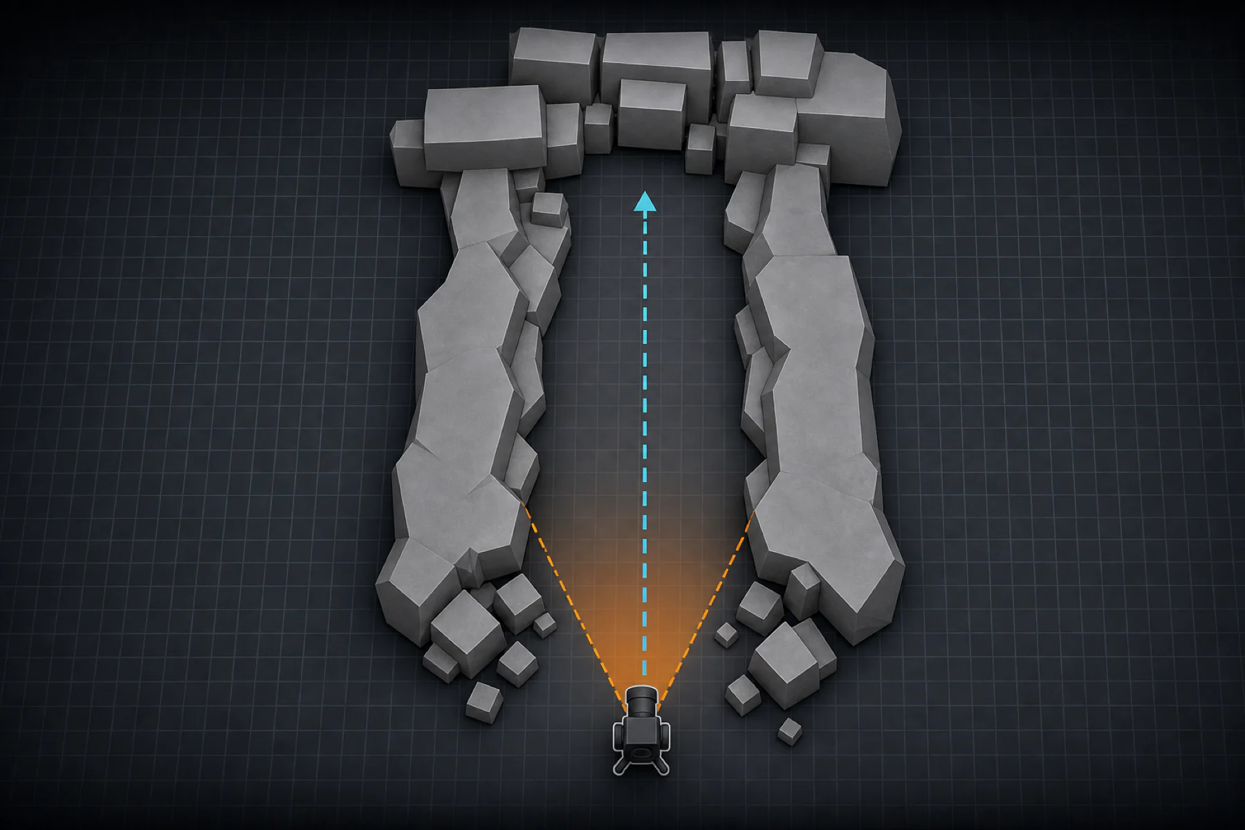 15 top view canyon layout