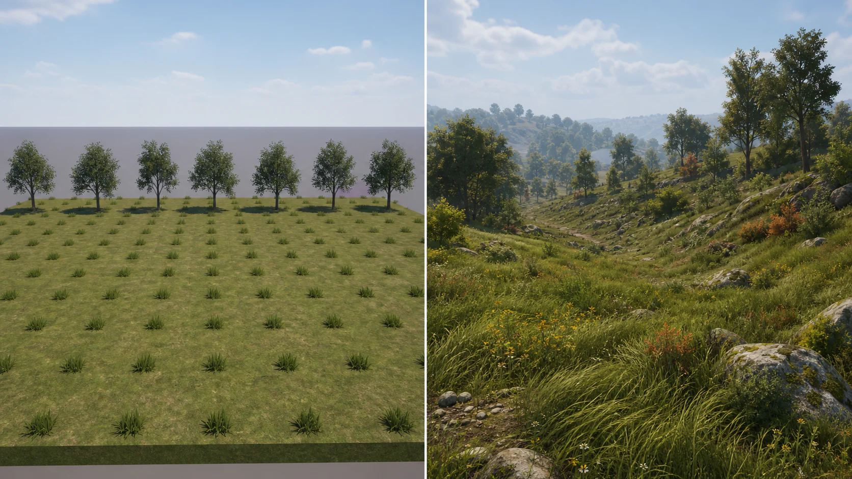 good vs bad natural scene