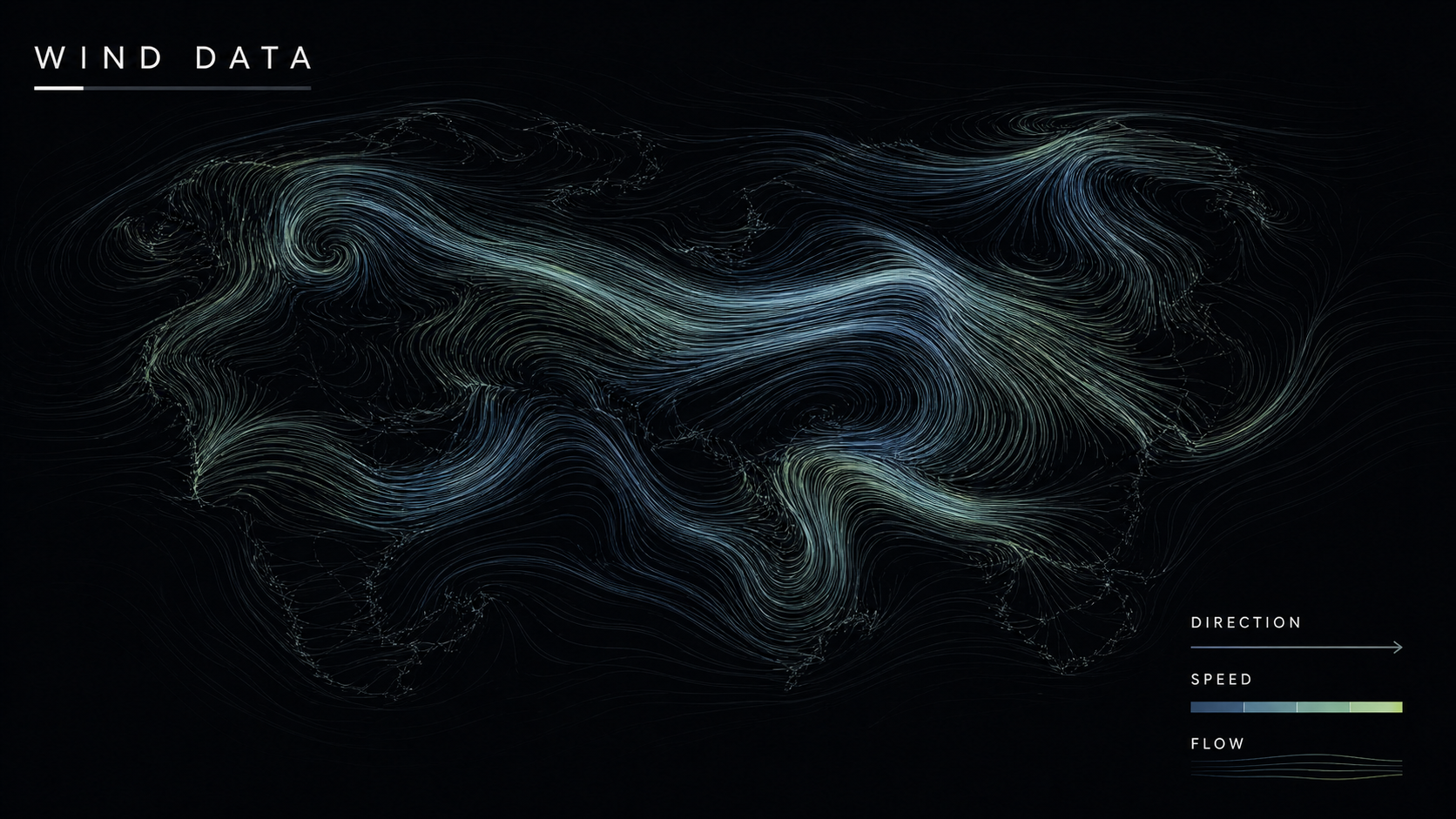 12 wind map flow lines